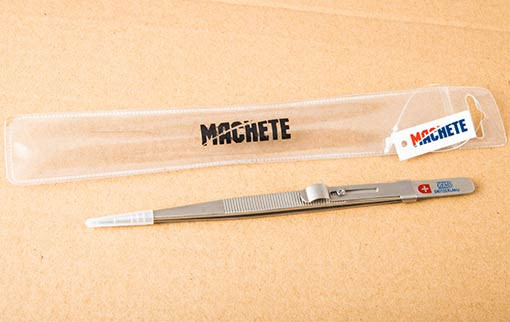 Machete 0013 Пинцет острогубый для моделизма