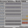 Eduard 49040 German Infantry Ranks WWII