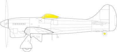 Eduard EX796 Mask Tempest Mk.II TFace (EDU/SP.H.) 1/48