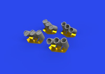 Eduard 635036 BRASSIN WWII German NbKWrf39 smoke launcher 1/35