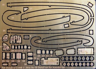 NH Detail NHA72-048 Beriev Be-10 Detail Set 1/72