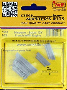 CMK 7412 Hispano-Suiza 12Y French WWII Engine 1/72