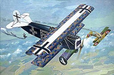 Roden 48418 Fokker D.VII (OAW built, mid) 1/48