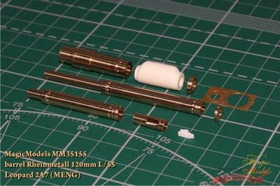 Magic Models MM35155 Rheinmetall 120mm L/55 Leopard 2A7 (MENG) 1/35