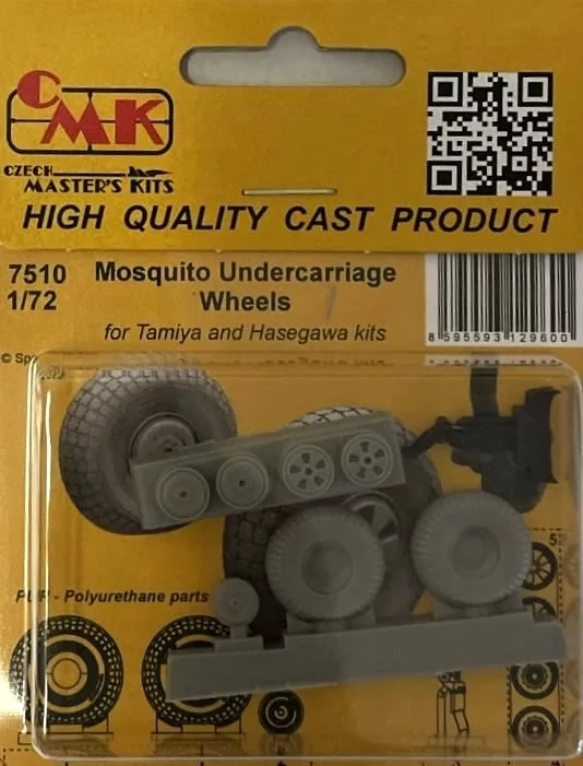 CMK 7510 Mosquito Undercarriage Wheels (TAM/HAS) 1/72