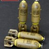 Plusmodel AL3024 Bombs 250 Lb. (4 pcs.) 1/32