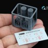 Quinta studio QT72035 Блоки неуправляемых ракет Б-8В20А, 2 шт. (для всех моделей) 1/72
