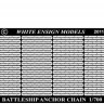 White Ensign Models PE 7101 BATTLESHIP ANCHOR CHAIN LINKS for individual assembly. 1/700