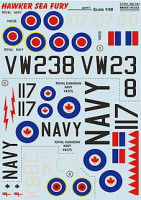 Print Scale 48-141 Hawker Sea Fury - part 1 (wet decals) 1/48