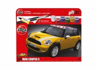 Airfix 55310A BMW Mini Cooper S Starter Set includes Acrylic paints, brushes and poly cement 1/32