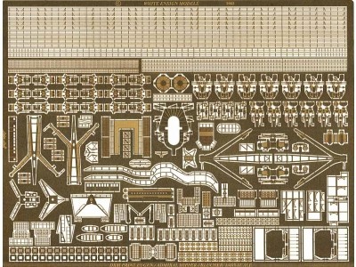 White Ensign Models PE 4003 DKM PRINZ EUGEN/HIPPER for the Heller kits 1/400