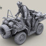 LiveResin LRM35020 US Special Forces modern ATV rider, staying 1/35