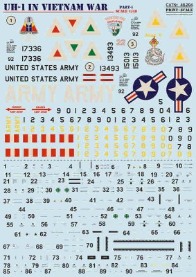 Print Scale 48-204 UH-1 in Viet Nam War Part 1 1/48