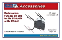 AML AMLA48068 Heinkel He 219 A-074/A-2 w/ FuG 220 SN-2c/d 1/48