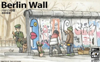 AFV Club AF35317 Berlin Wall (3 units wall set) 1/35