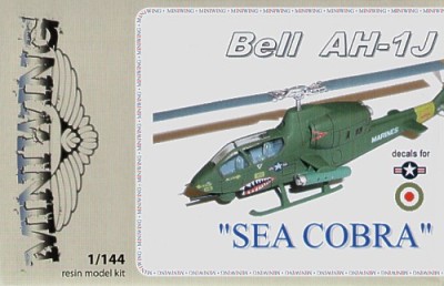 Miniwing MINI032 Bell AH-1J 'SEA COBRA' Decals U.S. Marines and Iran (ex FE Resin) 1/144
