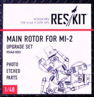 Reskit RSU48-0001 Mi-2 Main Rotor upgrade set (incl.PE parts) 1/48