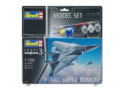 Revell 63950 Набор Двухместный реактивный истребитель Ф-14 «Томкэт» 1/100