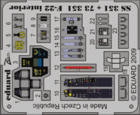 Eduard 73351 F-22 interior S.A. HBS