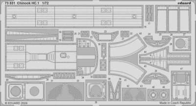 Eduard 73831 SET Chinook HC.1 (AIRF) 1/72