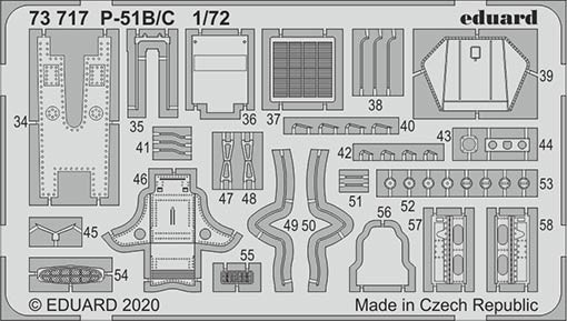 Eduard 73717 SET P-51B/C (HAS/H.2000)