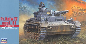 Hasegawa 31141 Танк PzKpfw IV Ausf F1 1/72