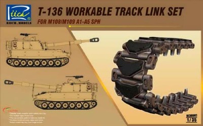Riich Models RE30002 Траки для M108/M109A1-A5 (T-136 type) 1/35