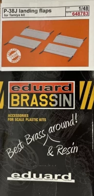 Eduard 648783 BRASSIN P-38J landing flaps PRINT (TAM) 1/48