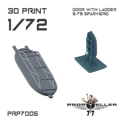 77 Propeller 77PRP-7005 S-79 Sparviero door w/ ladder (ITAL) 1/72
