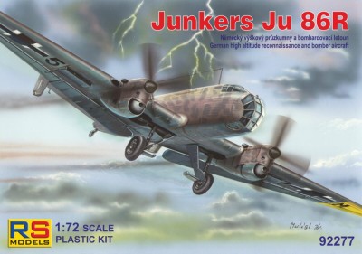 Rs Model 92277 Junkers Ju 86R (3x Luftwafe camo) 1/72