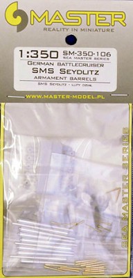 Master SM-350-106 1/350 SMS Seydlitz armament set (30 pcs.)