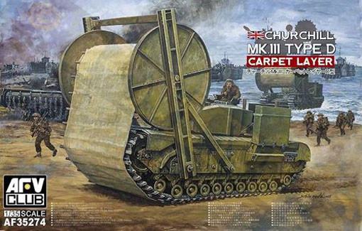 AFV Club AF35274 Churchill Carpet Layer (Type D) Mark III 1/35