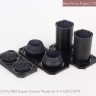Mk1 Design MA-72015 SE McDonnell F-4A/F-4B/F-4C/F-4D/F-4N Phantom GE exhaust nozzle. Aftrer burner Set (closed) 1/72