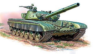 Звезда 3550 Советский танк Т-72Б 1/35