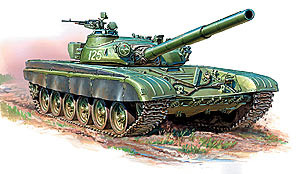 Звезда 3550 Советский танк Т-72Б 1/35