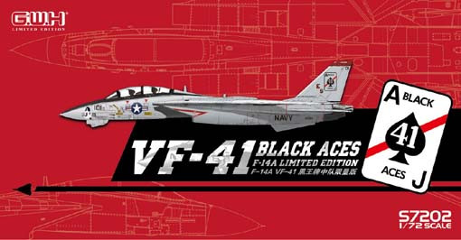 Great Wall Hobby S7202 US Navy F-14A VF-41 "Black Aces" 1/72