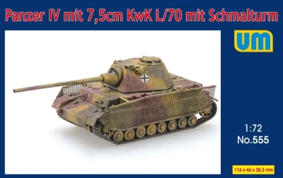 UniModel UMM-72555 55 Panzer IV with 7,5cm KwK L/70 Schmaltr1/72