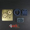 ЭВМ RS48089 И-16 тип-5 Облицовка капота (Без воздухозаборника) и выхлопные патрубки (Серия "Интеграция") 1/48