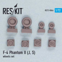 Reskit RS72-0066 F-4 Phantom II (J,S) wheels set (ESCI,ITAL) 1/72