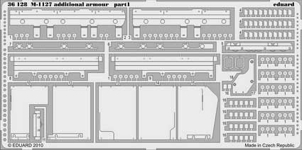 Eduard 36128 M-1127 additional armour Trumpeter