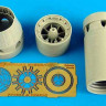 Aires 4556 Mirage 2000C/B/D/N exhaust nozzle - closed 1/48