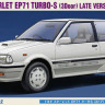 Hasegawa 21132 Toyota Starlet Ep71 Turbo 1/24