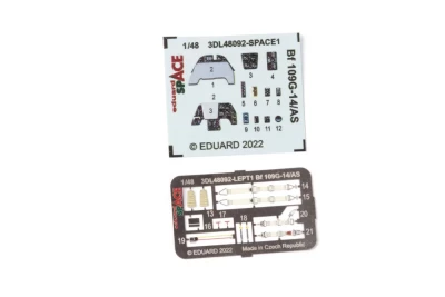 Eduard 3DL48092 BRASSIN Bf 109G-14/AS SPACE (EDU) 1/48