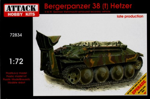 Attack Hobby 72834 Bergerpanzer 38 (t) HETZER - Late production 1/72