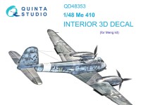 Quinta Studio QD48353 Me 410 (Meng) 3D Декаль интерьера кабины 1/48