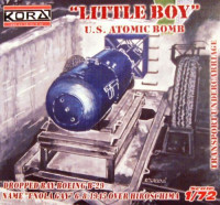 Kora Model 7276 'Little Boy' U.S.Atomic bomb+transp.undercar. 1/72