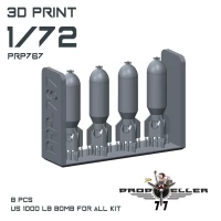 77 Propeller 77PRP767 US 1000 lb bomb (8 pcs.) 1/72
