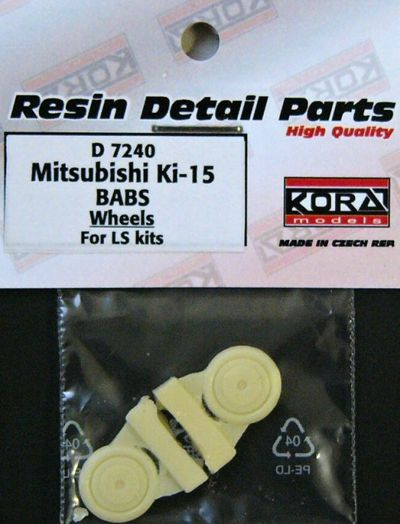 Kora Model D7240 Wheels for Ki-15 BABS 1/72