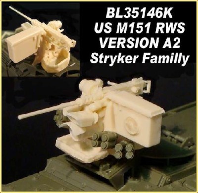 Blast Models BL35146K Турель RWS M151A2 для &quot;Страйкера&quot; 1:35