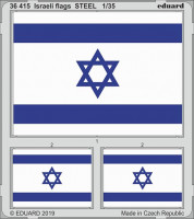 Eduard 36415 SET Israeli flags 1:35
